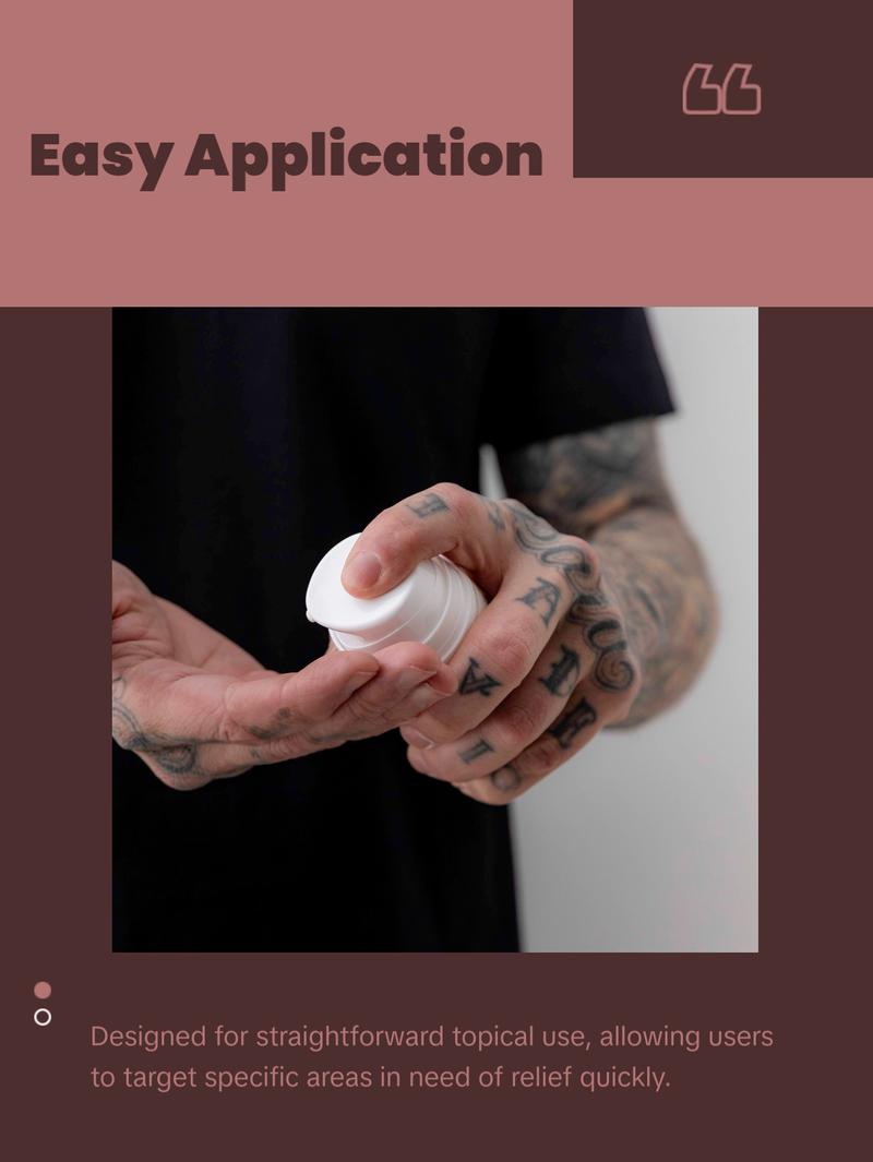 Muscle Therapy Cream Body Care Blend Moisturizers Moisturizing Vegan  Moisture Hydrating Recovery