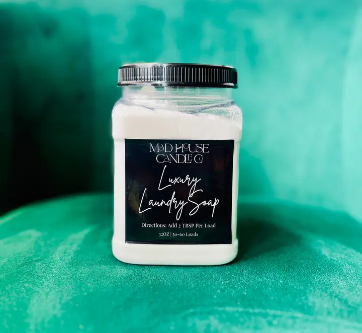 Mad House Candle Co. Luxury Laundry Detergent with All-Natural Ingredients & Phthalate-Free Fragrance Oils