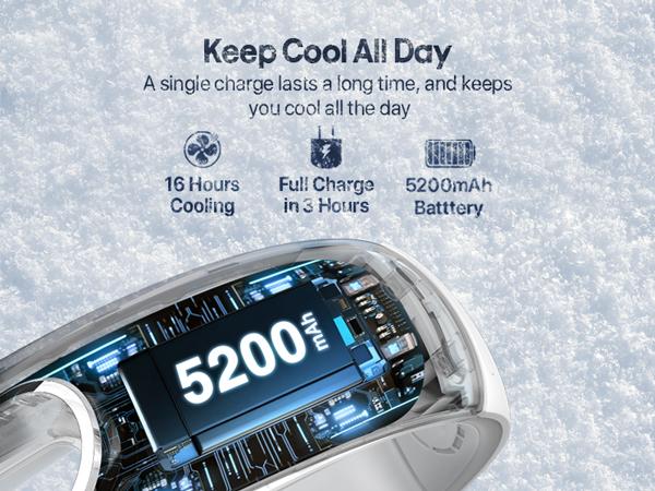 Neck Fan, Hands Free Bladeless Neck Fans Portable Rechargeable, 360° Cooling Neck Fan, 4 Speeds, Quiet, 5200 mAh Battery Operated USB Wearable Personal Fan Gifts for Women, Travel, Outdoor Neck Fan, Hands Free Bladeless Neck Fans Portable Rechargeable, 360° Cooling Neck Fan, 4 Speeds, Quiet, 5200 mAh Battery Operated USB Wearable Personal Fan Gifts for Women, Travel, Outdoor