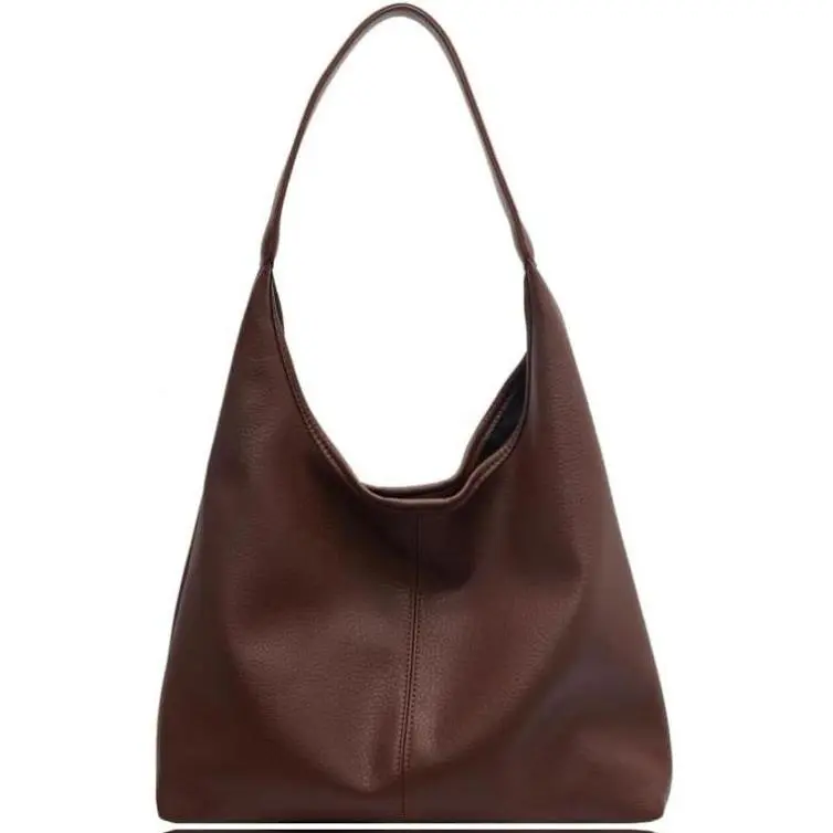 Slouchy Tote Bag for Women, 2-Piece Soft Vegan Leather Hobo Purse Set, Casual Commuter Shoulder Handbag for Everyday Work, Aesthetic Top Handle Purses Underarm Clutch Durable Crossbody Satchel with Magnetic Snap Closure,purses for school,
