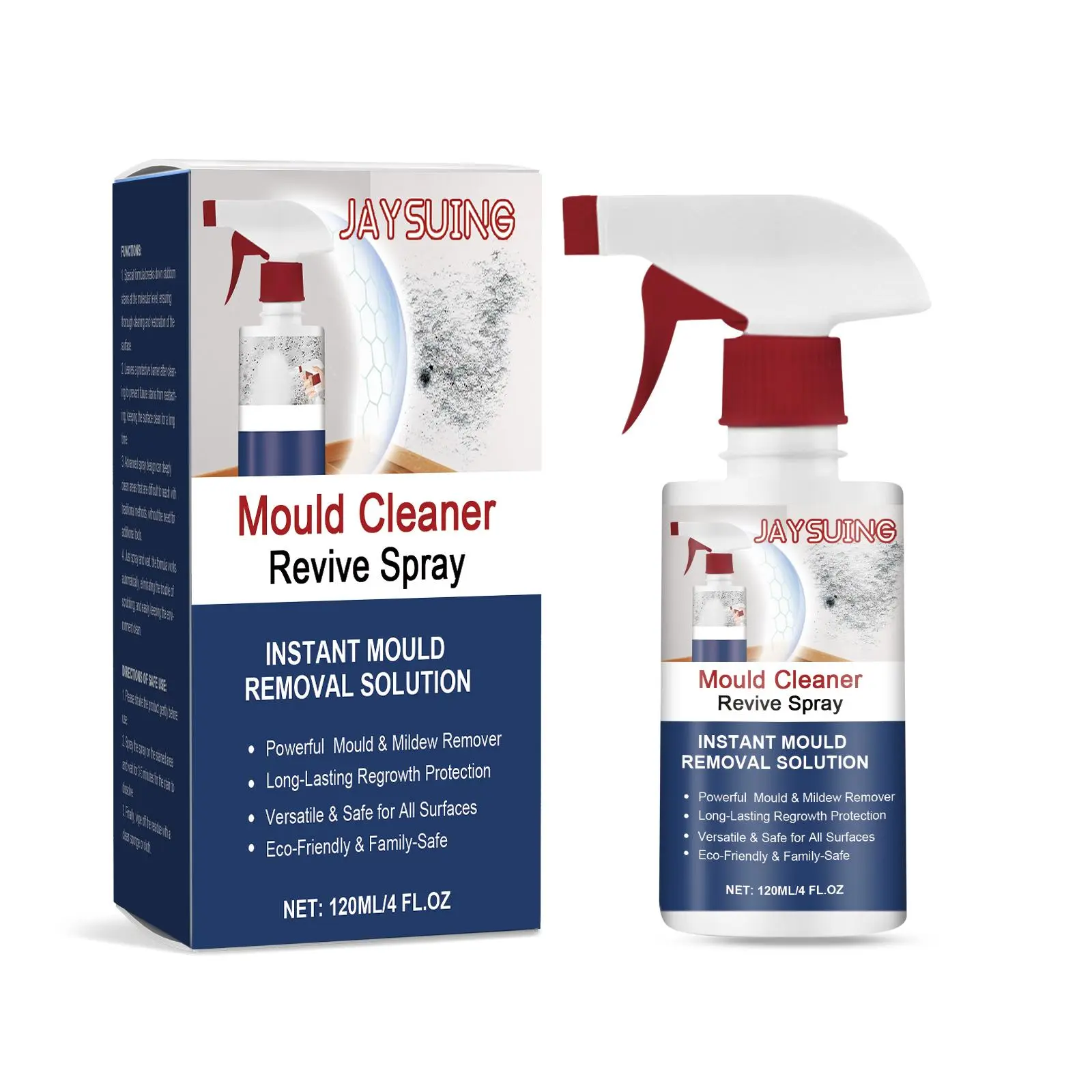 Jaysuing Anti-Mildew Foam Cleaning Spray Room Wall Odor Moisture Mildew Multi-Effect Anti-Mildew Cleaner Household