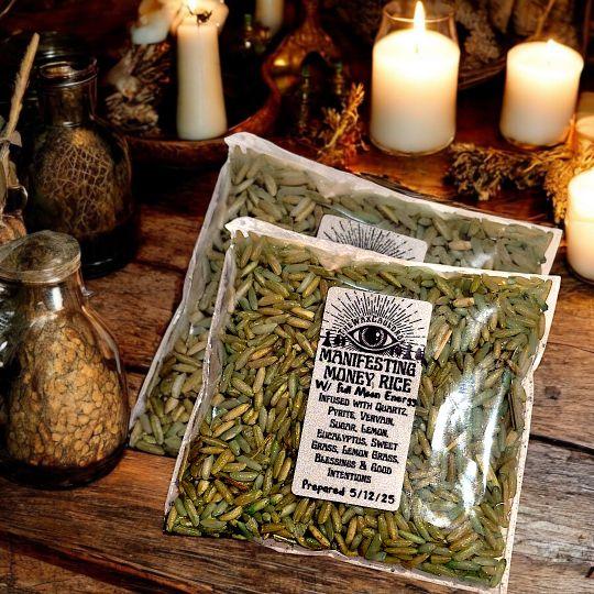Manifesting Money Rice Sample Pack/Abundance/luck/wealth/alter & spell ...