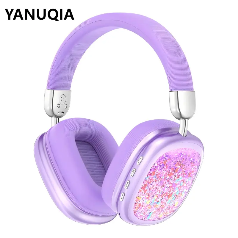 YANUQIA Wireless Headphones, Over-ear Headphones, Suitable for Travel, Work, Sports and Games, Built-in Microphone, Suitable For IPhone, Laptop, IOS/Android Foldable Bluetooth Headphones Electronic Gift,summerwins summerwin  Audio