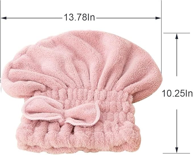 3PCS Fast Drying Hair Drying Caps Towel Turban Wrap ,Microfiber Hair Towel Caps, Extrame Soft & Ultra Absorbent for Wet Hair Women headband stretchy girl everyday skin care