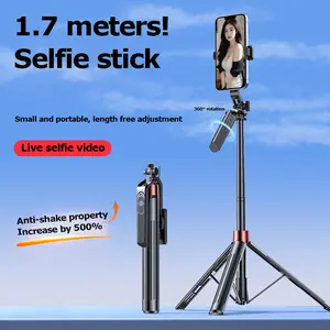 Mini convenient selfie stick, ultra-light to carry, Tik Tok explosion tripod multi-functional artifact, multi-model universal,  Cellphone Smartphone