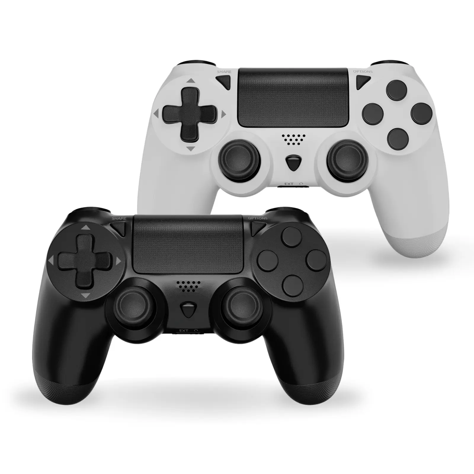 2 Pack Wireless Game Controller For PS4 PC Android iOS, With Dual Vibration, TouchPad, Speaker, Classic button layout, Perfect For PS4 Games