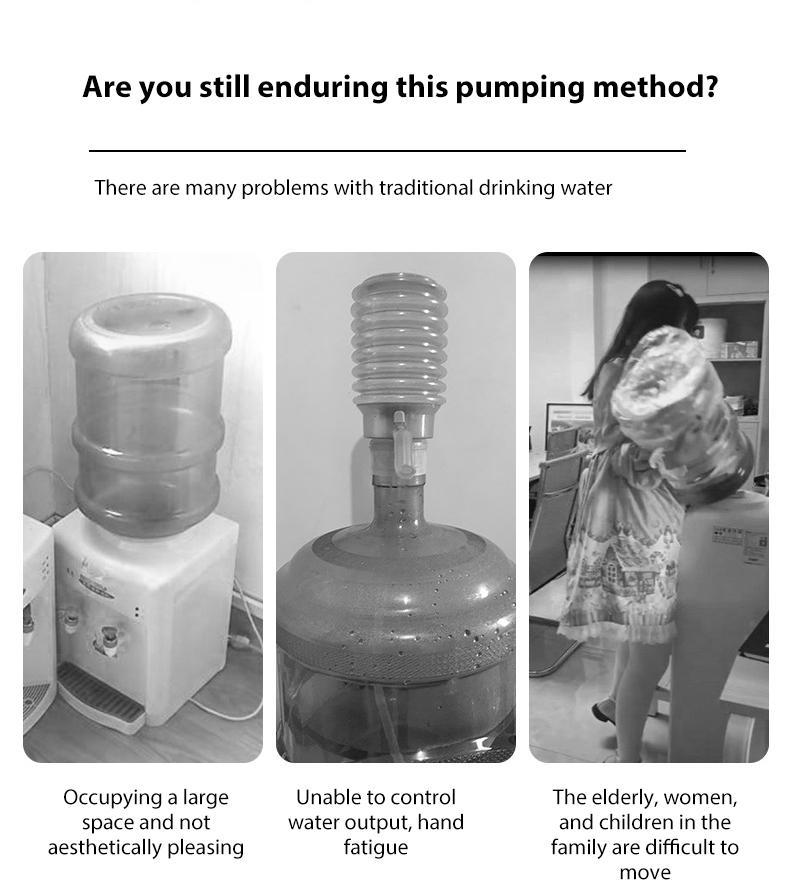 Water Dispenser Pump, Portable Smart Water Bottle Dispenser Pump, Rechargeable Electric Water Dispenser Pump, Drinking Utensils for Home, Office, Kitchen, Outdoor Drinkware