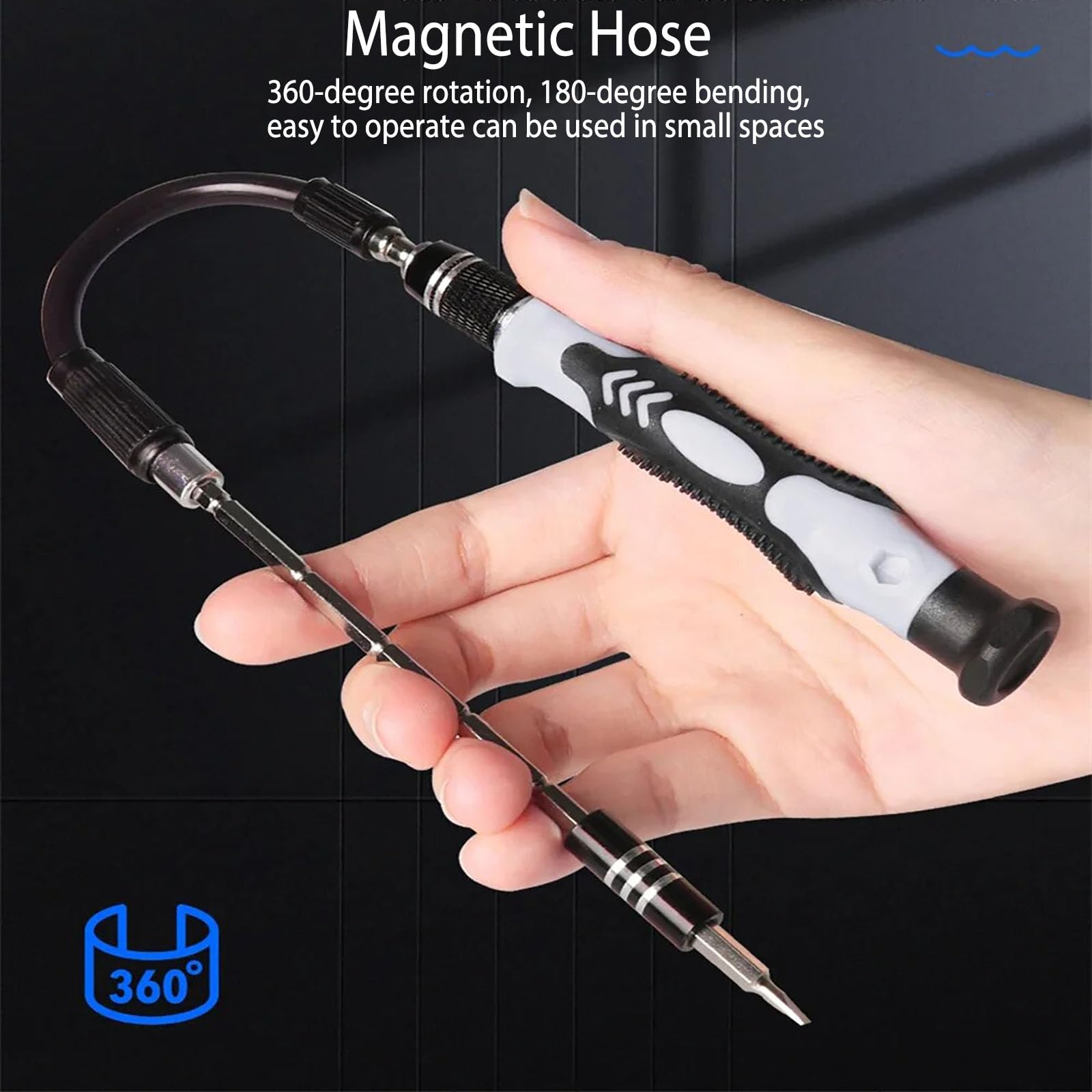 115-in-1 Precision Screwdriver Set, [Super Durable] Mini Professional Magnetic Repair Tool Kit, Small Screwdriver for Phone, Computer, Watch, Laptop, Eyeglass, Electronic