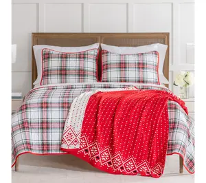 Berkshire Blanket Draper James Quilt in GeorgiaPlaid - King
