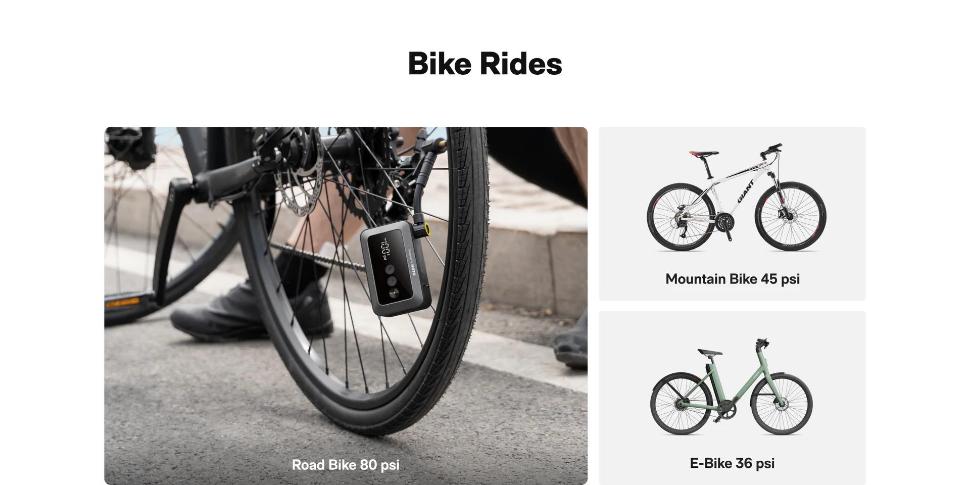 HOTO Mini Bike Tire Pump 25s Fast Inflate with Gauge 150PSI Portable Electric Air Pump for Road Motorcycle Mountain Bikes Wireless Outdoor Inflator motorcycle accessories