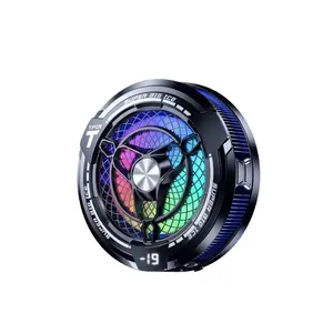 Tablet Magnetic Cooling Radiator w/ Digital Display 45W High-power AI Ice Cooler for IPad Android Universal Cool Heat Sink