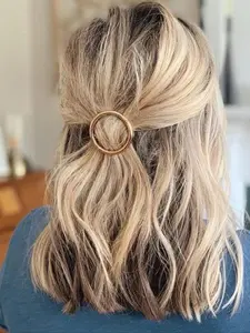 Elegant Round Hair Clip, Durable & Stylish Hair Accessory for Everyday Wear, Fashion Hair Accessories for Women & Girls, Barrettes Hair Clips