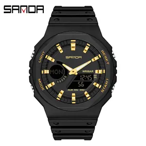 Outdoor Sports Multifunctional Watch — 50M Waterproof, Luminous Display, Alarm, Stopwatch, Shockproof, Lightweight and Comfortable to Wear, Ideal for Timing in Outdoor Activities
