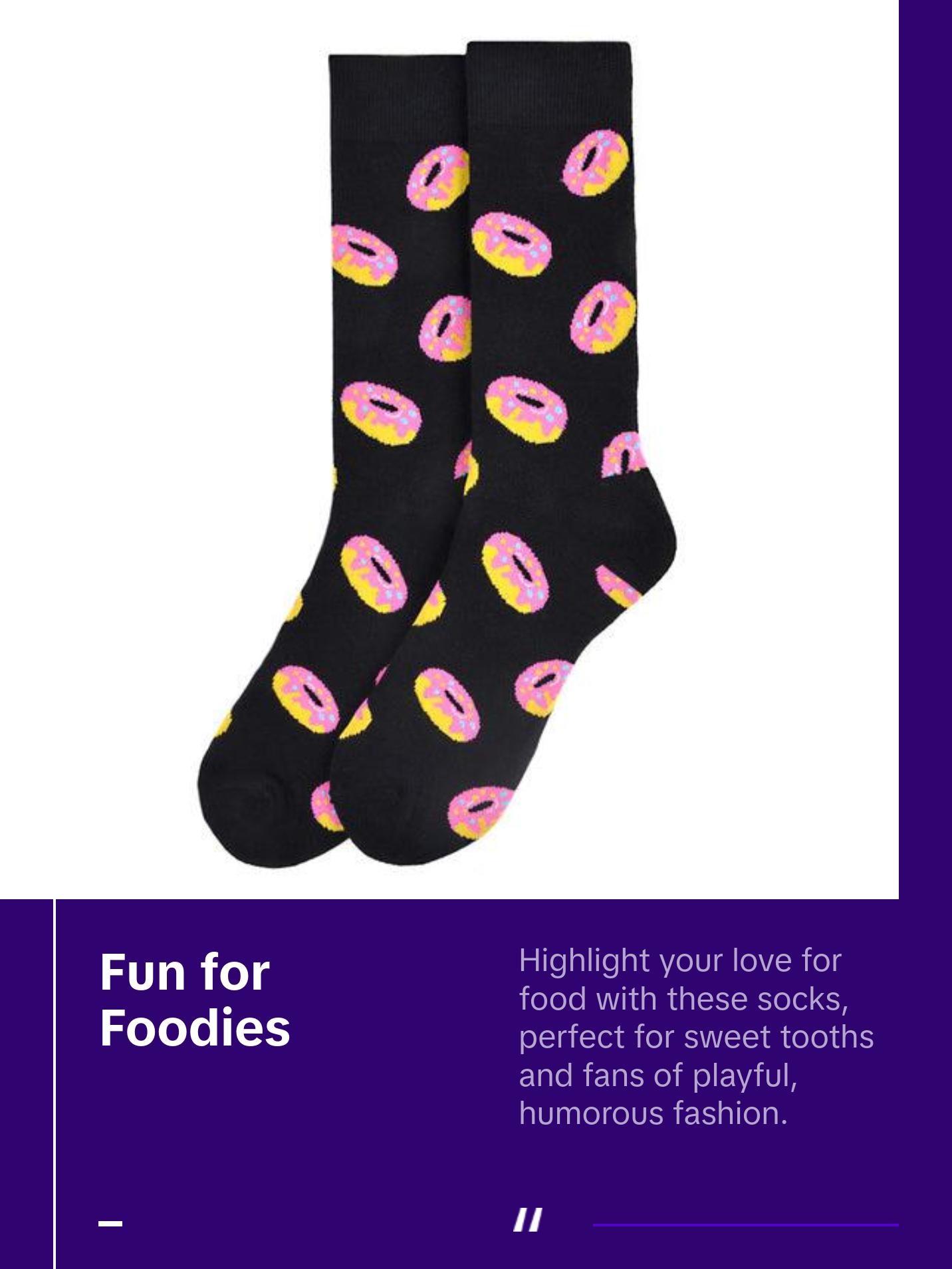 Men's Socks - Donut