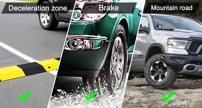 Nilight Ditch Light Brackets Hood Hinges Mount Brackets for Auxiliary Offroad LED Pod Light Work Light on 2009-2018 Dodge RAM 1500 2500 3500, 2 Years Warranty,Black Car Accessories