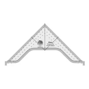 Creative Grids Machine Quilting Ruler Tool Chevy CGRQTA7