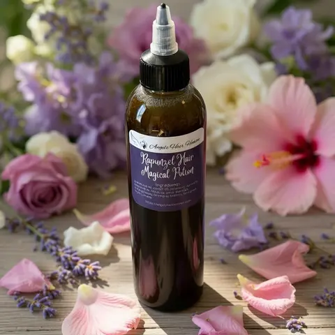 Rapunzel Magical Hair Potion - Best Selling Hair Growth Oil with Amla, Brahmi, Fenugreek, Moringa, Lavender, Myrrh & More - Organic Haircare Oil