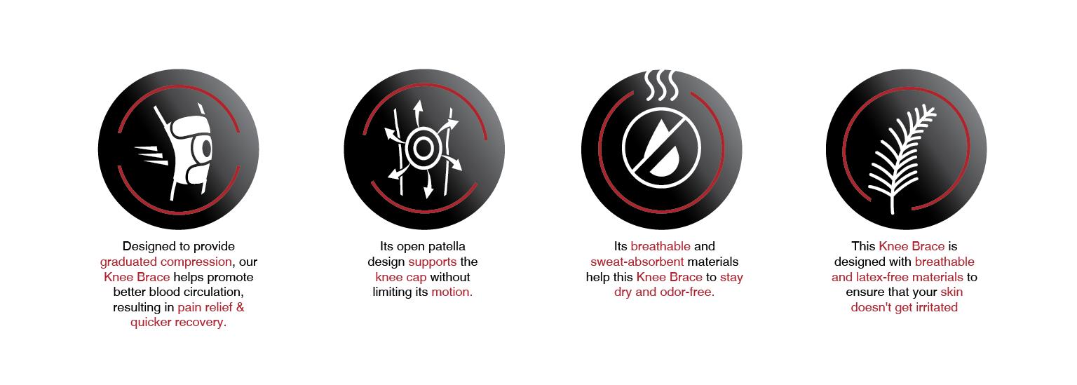 Knee Brace for Strong Support | Pain Relief for Workouts, Walking & Daily Stability