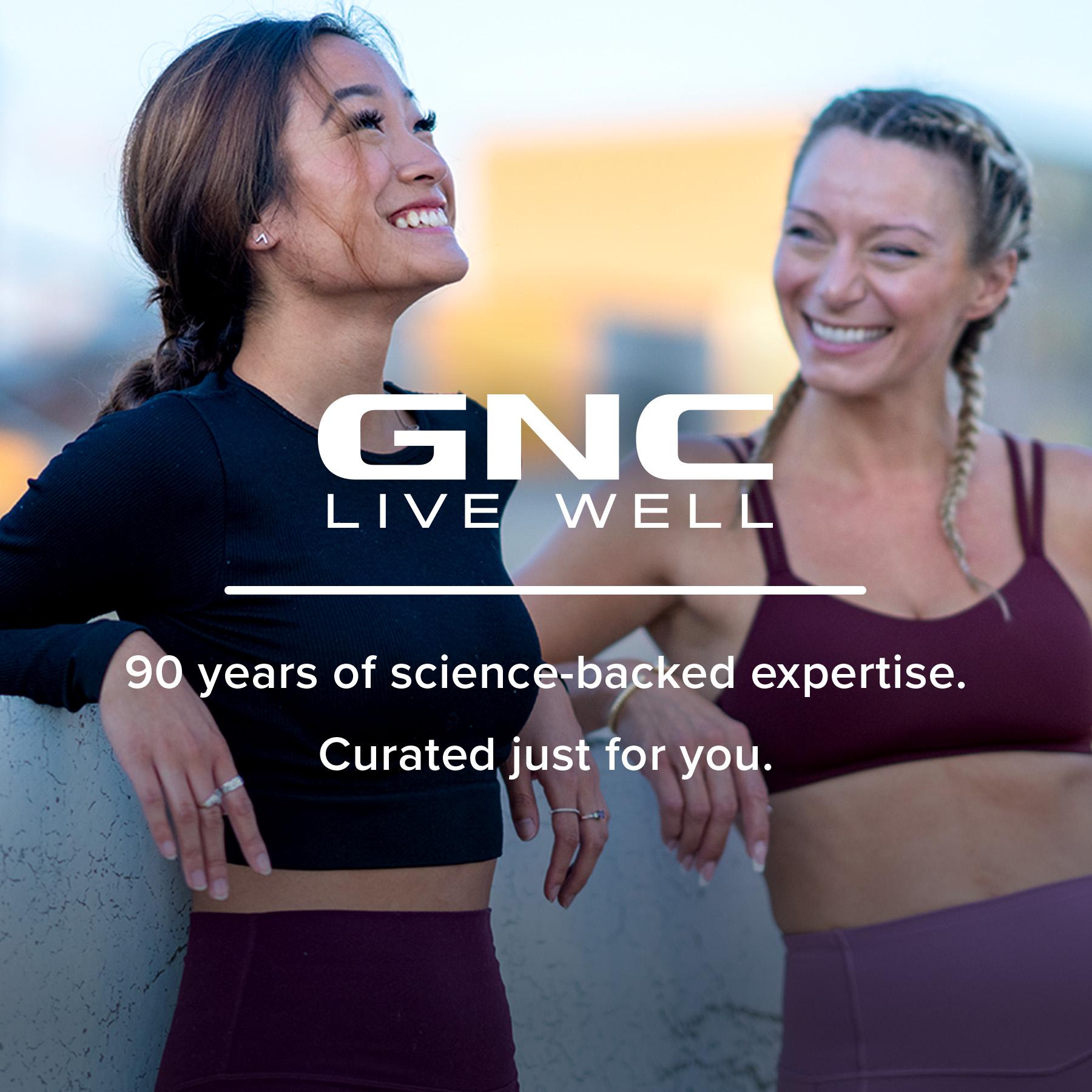 GNC 2-Pack Bundle For Women: Women's 30+ & 50+ Vitapak, Stress Support, Beautiful Skin, Bone Health & Omega-3s, Dietary Supplement, Natural Ingredient, Spring Glow Up