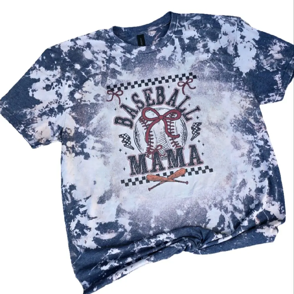Baseball Mama Sublimation Bleached Tee