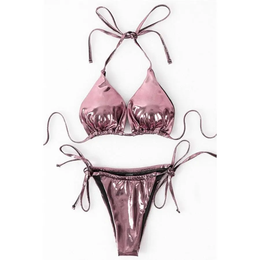 Dip Me In Rose Gold 3 Piece Bikini