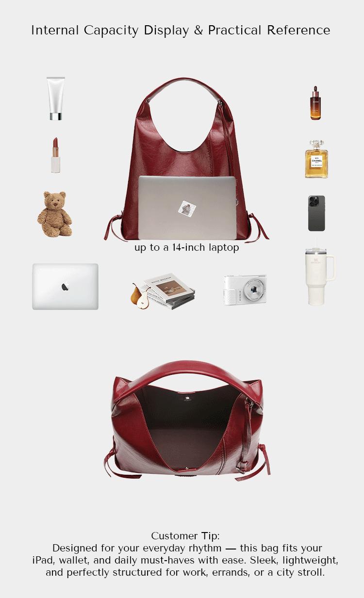 【Black Friday】NEWBELLA Lena PRO 2 Pcs Set Shoulder Bag PU Leather Stylish & Practical for Everyday Use