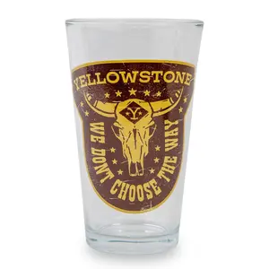 Yellowstone "We Don't Choose The Way" Pint Glass | Holds 16 Ounces