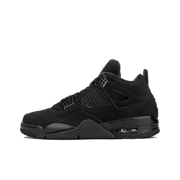 Unisex Daily Casual Fashion Sneakers, All Black Suede Shoes | Retro Streetwear, Shock Absorbing, All Day Comfort, Wide Feet Friendly, Non-Slip Campus Shoes for Teens & College Students, With Original Shoe Box