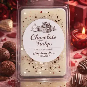 Chocolate Fudge Scented Soy Wax Melts-Valentines Day Gift-Handmade-Gift For Her-For Wax Warmers-Tealight Warmers Candle Freshener Ornaments Decoration Aroma Perfume Fragrance Vanilla eco friendly Holiday