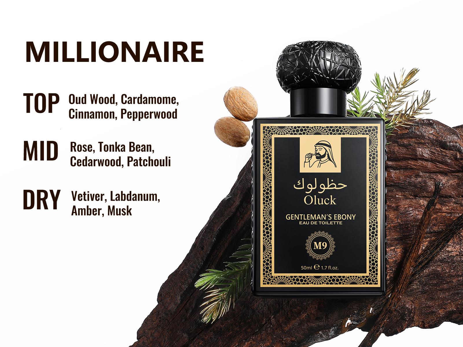 Oluck Perfume M9 (GENTLEMAN’S EBONY) Cologne for Women & Men, Oud Wood Cardamome Cedarwood Patchouli Musk Notes , Middle Eastern Fragrance,Luxury Gifts Oluck Perfume M9 (GENTLEMAN’S EBONY) Cologne for Women & Men, Oud Wood Cardamome Cedarwood Patchouli Musk Notes , Middle Eastern Fragrance,Luxury Gifts