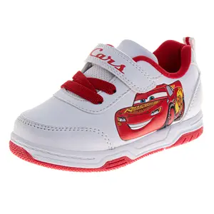 Josmo Kids Cars Shoes Boys Lightning McQueen Sneakers - Lightweight Breathable Athletic Shoe  (Toddler / Little Kid)