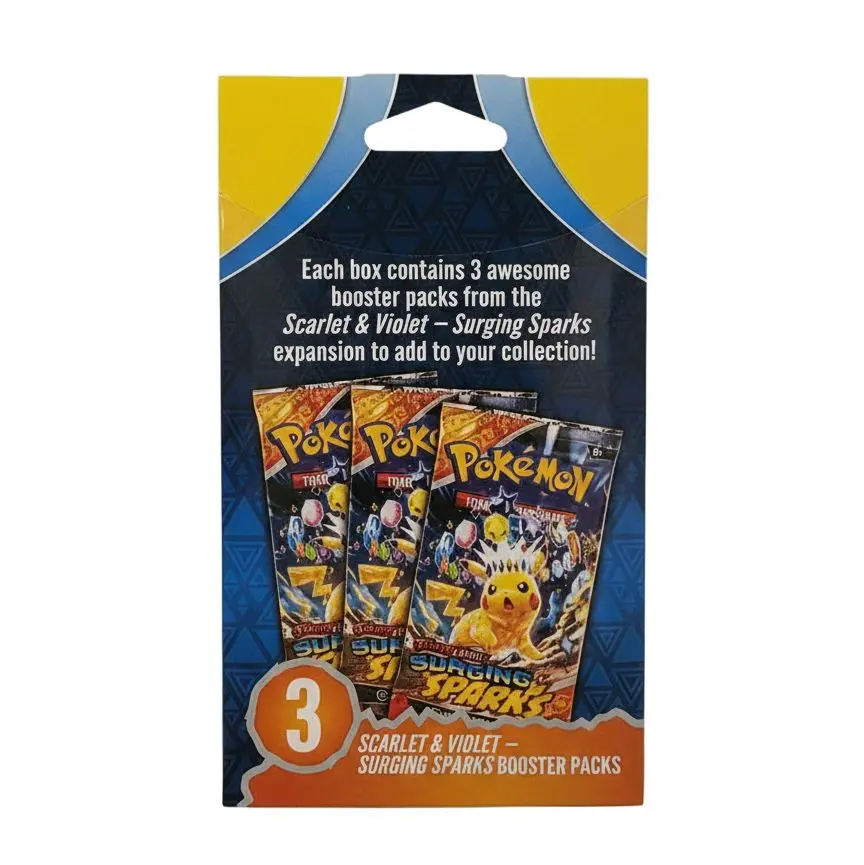 Pokmon Surging Sparks 3 Pack Scarlet & Violet Booster Packs for Trading Card Game - TikTok Shop Pokmon Surging Sparks 3 Pack Scarlet & Violet Booster Packs for Trading Card Game - TikTok Shop