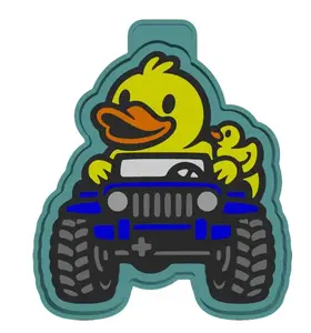 Rubber Duck Driving A Offroad Freshie Mold