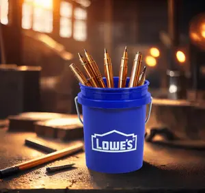 Mini Bucket with neon gummy worms.