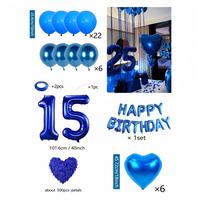 15th Birthday Balloon Set