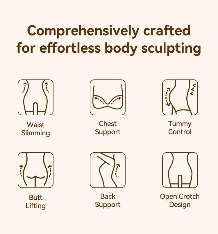 KKpeople Women's Tummy Control Bodysuit Shapewear, Body Sculpting Compression, Minimalist Shapewear, Lift & Smooth Your Curves Effortlessly.