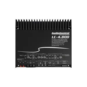 Audio Control LC-4.800 High-Power 4-Channel Amplifier w/AccuBASS
