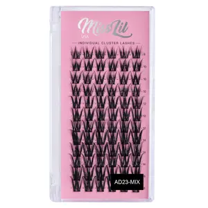 DIY Individual Cluster lashes AD-23 Small MIX Tray