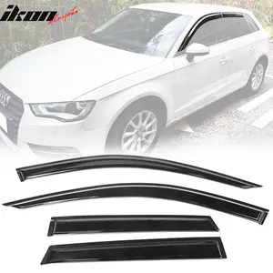 Window Visors Set for Audi A3 S3 RS3 Hatchback 2013-2019 Acrylic