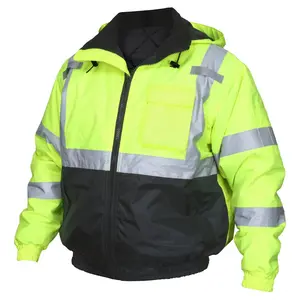 MCR Safety VBBQCL3 Luminator Series Two Tone Value Bomber Jacket