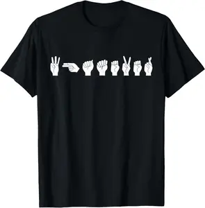 Funny ASL American Sign Language T-Shirt