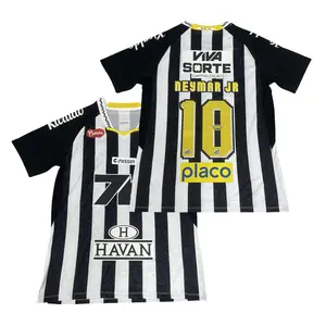 NO.10 Neymar JR 25 26 Away Short Sleeve Jersey New Soccer Jersey White Fans Version Football Jersey