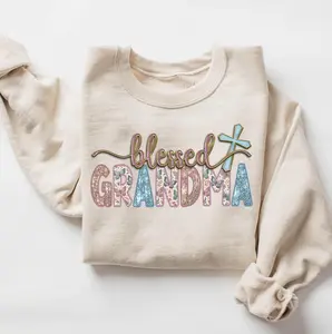 Floral Blessed Grandma Sweatshirt, Blessed Grandma Sweatshirt, Floral Grandma Shirt, Mother's Day Shirt, Grandma Love Shirt, Cute Grandma Flower Shirt - AH