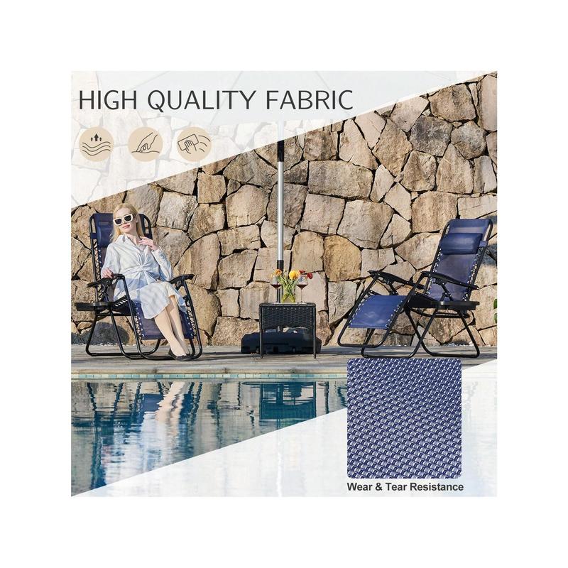 New 2024  Sweetcrispy Set Of 2 Zero Cravity Lounge Chairs Ergonomic Adjustable Lying Angle Sturdy Steel Mesh Support Outdoor Patio Folding Recliners For Pool Beach With Pillow And Cup Holder