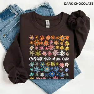 Celebrate Minds of All Kinds Sweatshirt, Autism Awareness Neurodiversity Shirt, Special Education Teacher Crewneck, SPED Teacher Gift