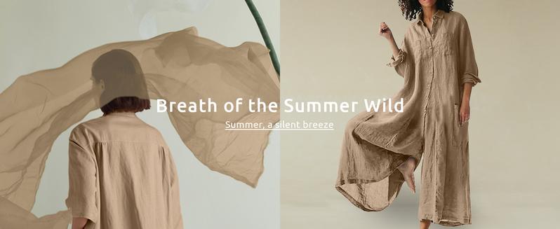 UTCOCO Women's Linen Button Down Long Sleeve Wide Leg Jumpsuit Beach Palazzo Pants One Piece Jumpsuit Minimalist Lightweight Breathable Spring Outfit