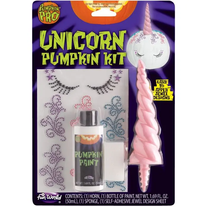 3D UNICORN PUMPKIN DECORATING KIT