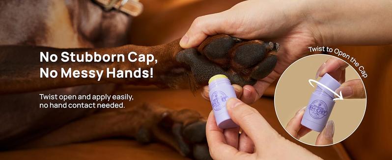 Paw Balm Butter For Dogs&Cats , HICC PET pet's paw pads natural ingredients dog paw balm puppy essentials cat accessories Easy Cleaning, Non-Sticky Moisturizing and non-irritating, pet skin becomes smoother#petlife Box