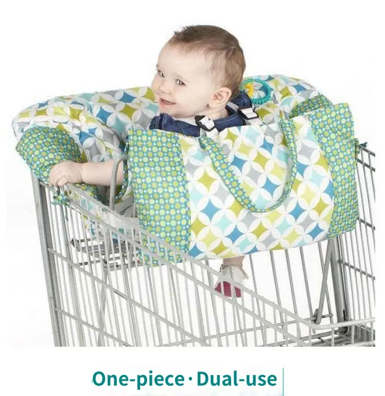 Supermarket Shopping Cart Seat Cushion, High Chair Cover, Daily Protective Cushion Can Be Stored