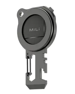 MiLi 3-in-1 Multi-Tool Keychain with GPS Tracker | Compatible with Apple AirTag & LiTag | Works with iPhone & Android | Bottle Opener, Screwdriver, Package Opener | Durable & Waterproof, Track Your Valuables Anytime